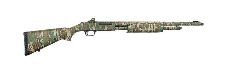 Mossberg 500 Turkey Pump-Action Shotgun, .410 Bore, 20 in VR Barrel, Mossy Oak Greenleaf