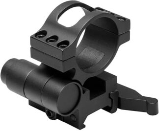 NCStar MAGFL 30mm Flip-to-Side Magnifier Quick-Release Mount, Black