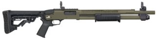 Mossberg 590R Stand-Off 12 Gauge Pump Shotgun, 18.5 in Barrel, 6+1 Rounds, MBUS 3 Sights