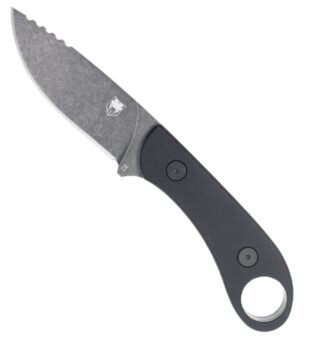 Cobratec Knives Skinner Gen 2 D2 Steel Knife, 3.50 in Blade, Black G10 Handle