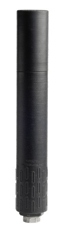 HUXWRX Flow 45M .45 ACP Direct Thread Suppressor, Titanium, Black
