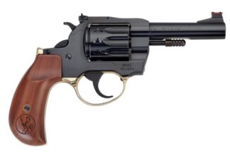 Henry Golden Boy Deadeye Revolver .22 LR, 4" Blued Barrel, Walnut Birdshead Grip, 10 Rounds