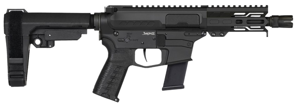 CMMG Banshee MKG .45 ACP 5 in Threaded Barrel Satin Black Cerakote