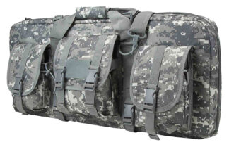 NCStar CVCPD2962D28 VISM Deluxe SubGun Case 28 in Double Case for 2 AR/AK Pistols, Digital Camo PVC