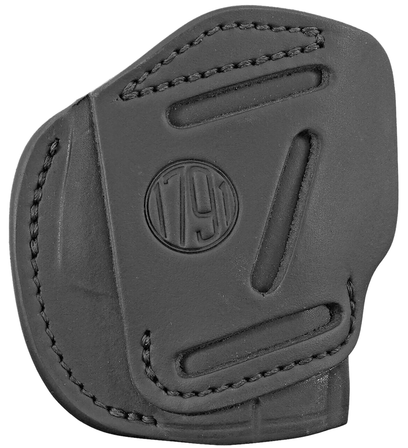 1791 Gunleather 3-Way Stealth Black Steerhide Belt Loop Holster Fits Glock 42, LCP, P365