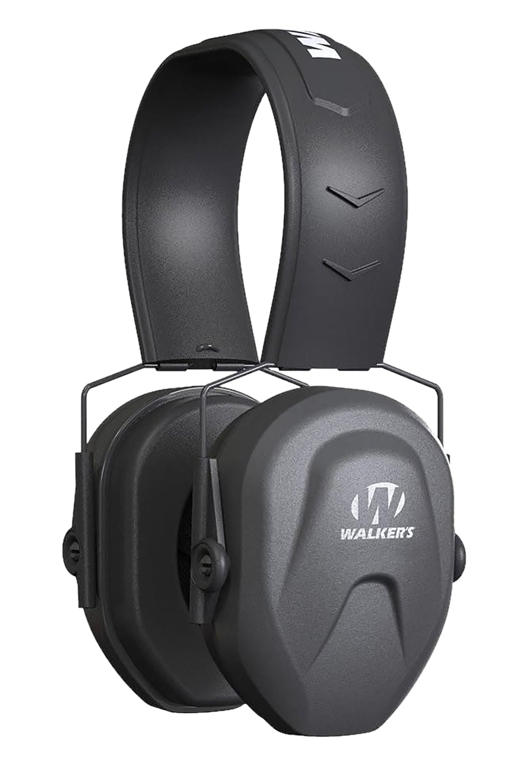 Walkers Razor Compact Passive Over-the-Head Earmuff, Black, 24 dB