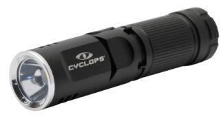 Cyclops FLX400 LED Flashlight, 90 Degree Swivel Head, Aluminum, Black