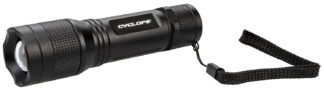 Cyclops TF-350 Tactical Flashlight, 350 Lumens, Black Anodized, White CREE LED