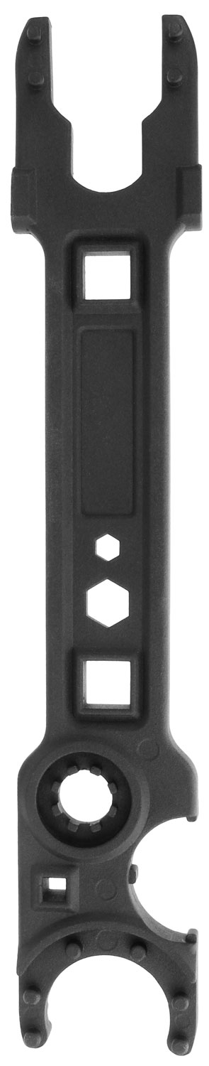 TacFire TL022 Armorer's Combo Wrench for AR-15 and AR-10, Black Steel Handle
