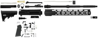 TacFire SSRK556LPK AR15 Lower Parts Kit Build Kit, 16in 5.56 NATO, MLOK, 1/2x28, Nitride