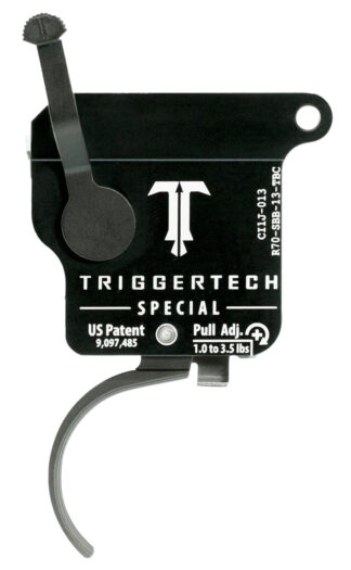 Trigger Tech R70-SBB-13-TBC Remington 700 Special Curved Single-Stage Trigger, Black
