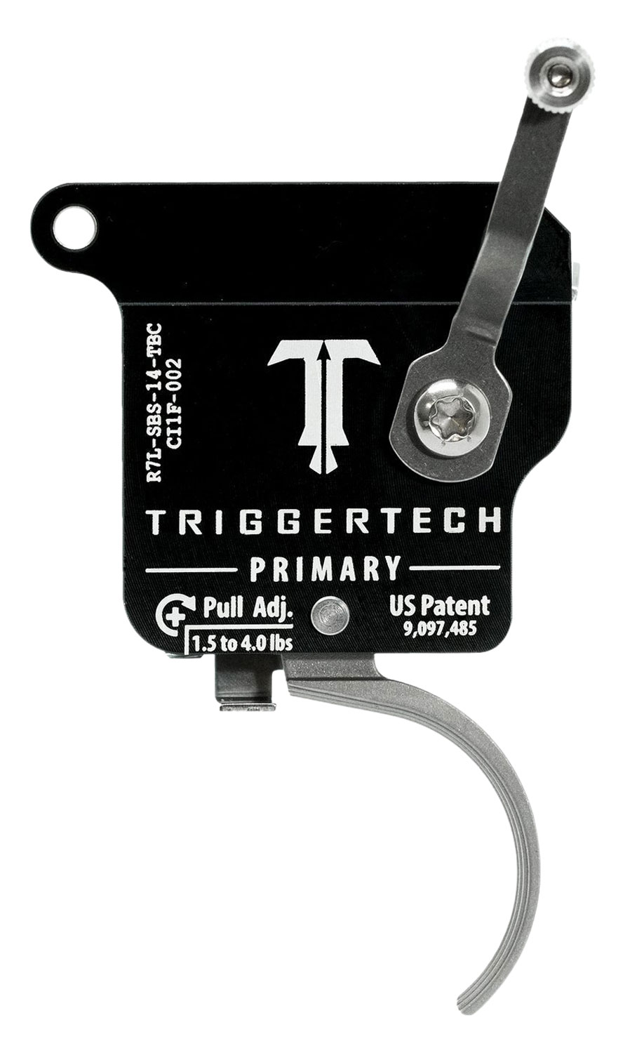 TriggerTech Primary Single-Stage Curved Trigger Adjustable 1.5-4.0 lb for Remington 700