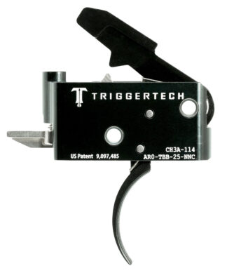 TriggerTech AROTBB25NNC Adaptable Primary Two-Stage Traditional Curved Trigger with 2.50-5 lbs Draw Weight for AR-15 Right
