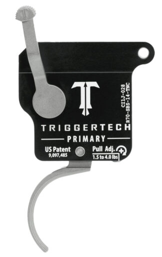 Trigger Tech Primary Curved Trigger for Remington 700 (Right), No Bolt Release, 1.5-4 lb Pull