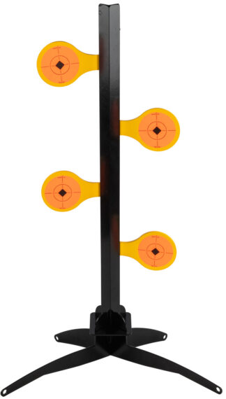 Birchwood Casey World of Targets Dueling Tree 3.50 in Steel Paddles Orange/Yellow