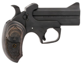 Bond Arms BABJ Black Jack 45 Colt (LC) 410 Gauge 2rd Shot 3.50" Black Black Steel Frame Black Ash Grips Features Silver Spade Above Hinge