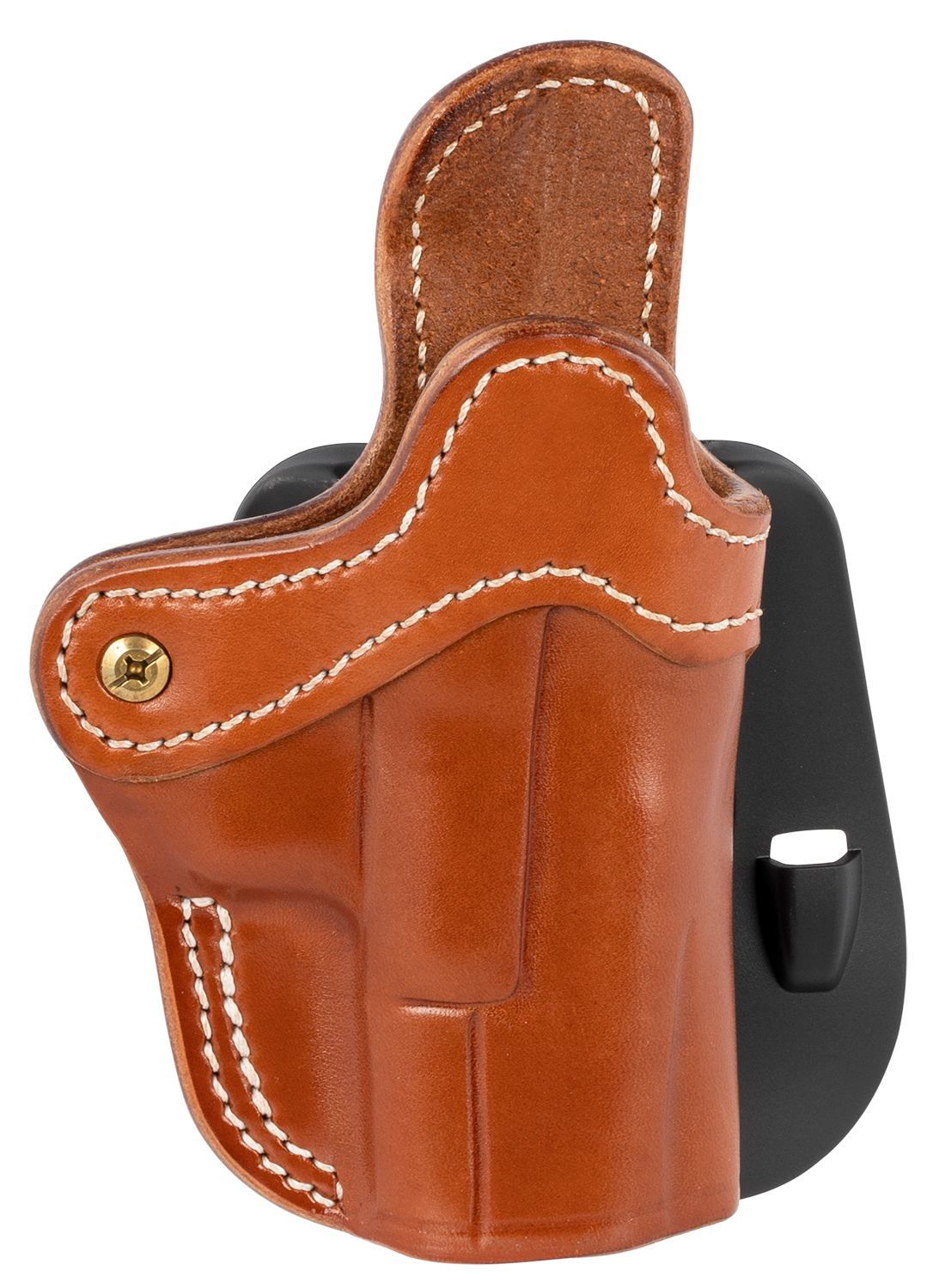 1791 Gunleather Optic Ready Paddle Holster for Glock 17/Shield/Springfield XD Right Hand, Classic Brown