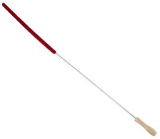 Birchwood Casey Bore Runner Shotgun Brush 2-Piece, Aluminum Shaft with Wooden Handle