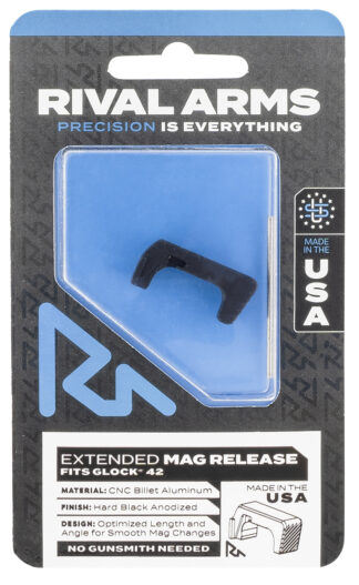 RIVAL ARMS Extended Magazine Release for SIG P320, Black Anodized Aluminum