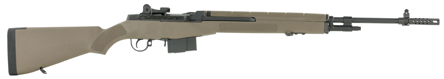 Springfield Armory M1A Standard Semi-Auto 22 in Barrel Flat Dark Earth Stock