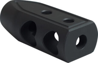 Timber Creek Heart Breaker Muzzle Brake 1/2-28 Tpi Threads, Black Cerakote, for .223 or Less