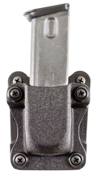 DeSantis Quantico Single Mag Pouch OWB Belt Clip, Fits Up to 1.5" Belts, Kydex, Black
