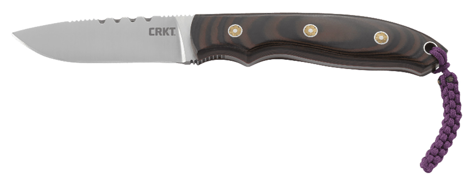 Columbia River Hunt'N Fisch 2.99" Fixed Blade Knife with Multi-Color G10 Handle