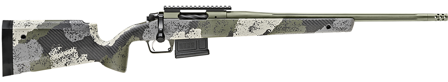 Springfield Armory BAW920308G Model 2020 WayPoint 308 Win 5+1 Cap 20" Mil-Spec Green Cerakote Rec/Barrel Evergreen Camo Carbon Fiber Hybrid Profile with M-LOK Stock Right Hand (Full Size)