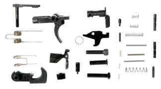 LBE Unlimited AR15 Lower Parts Kit, 223 Rem/5.56 NATO, Black Finish