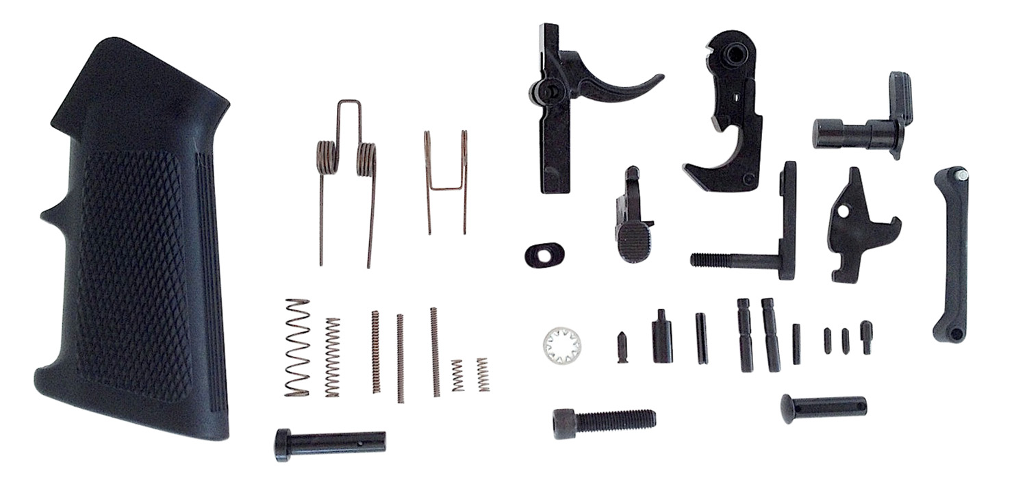LBE Unlimited AR15LPKT Complete Lower Parts Kit .223 Rem/5.56 NATO Black
