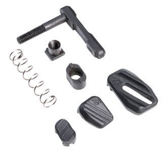 Strike Industries AR Modular Magazine Release (MMR), Black Steel Catch with Polymer Buttons