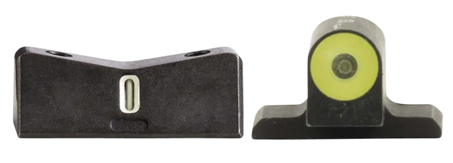 XS Sights DXT2 Big Dot Night Sights for SIG P365, Yellow Outline Front, Green/White Tritium Rear