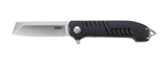 Columbia River Razel GT 3.02" Assisted Folding Chisel Knife, 8Cr13MoV SS Blade (Black Aluminum)