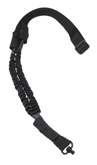 NCStar AQDBS1B Single Point Bungee Sling with QD Swivel, Black, 46"-64" Adjustable