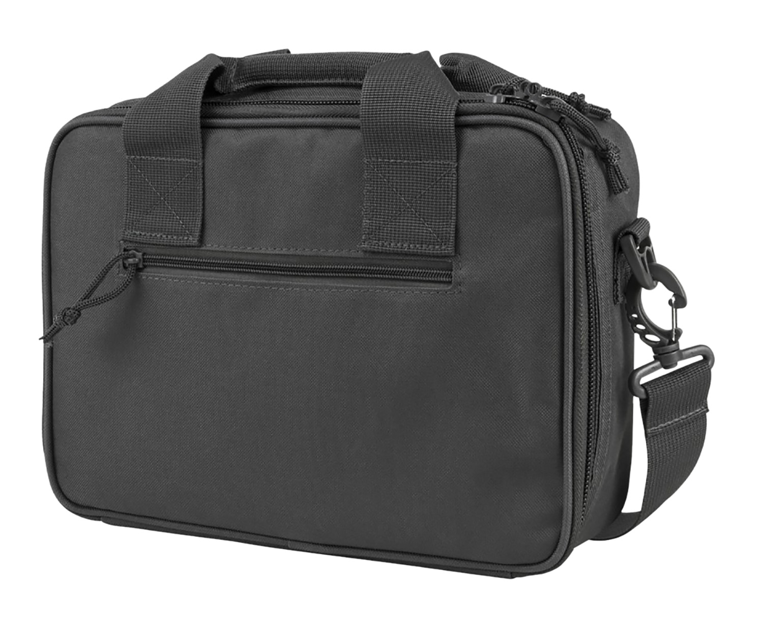 NCStar VISM CPDX2971U Double Pistol Range Bag, Urban Gray