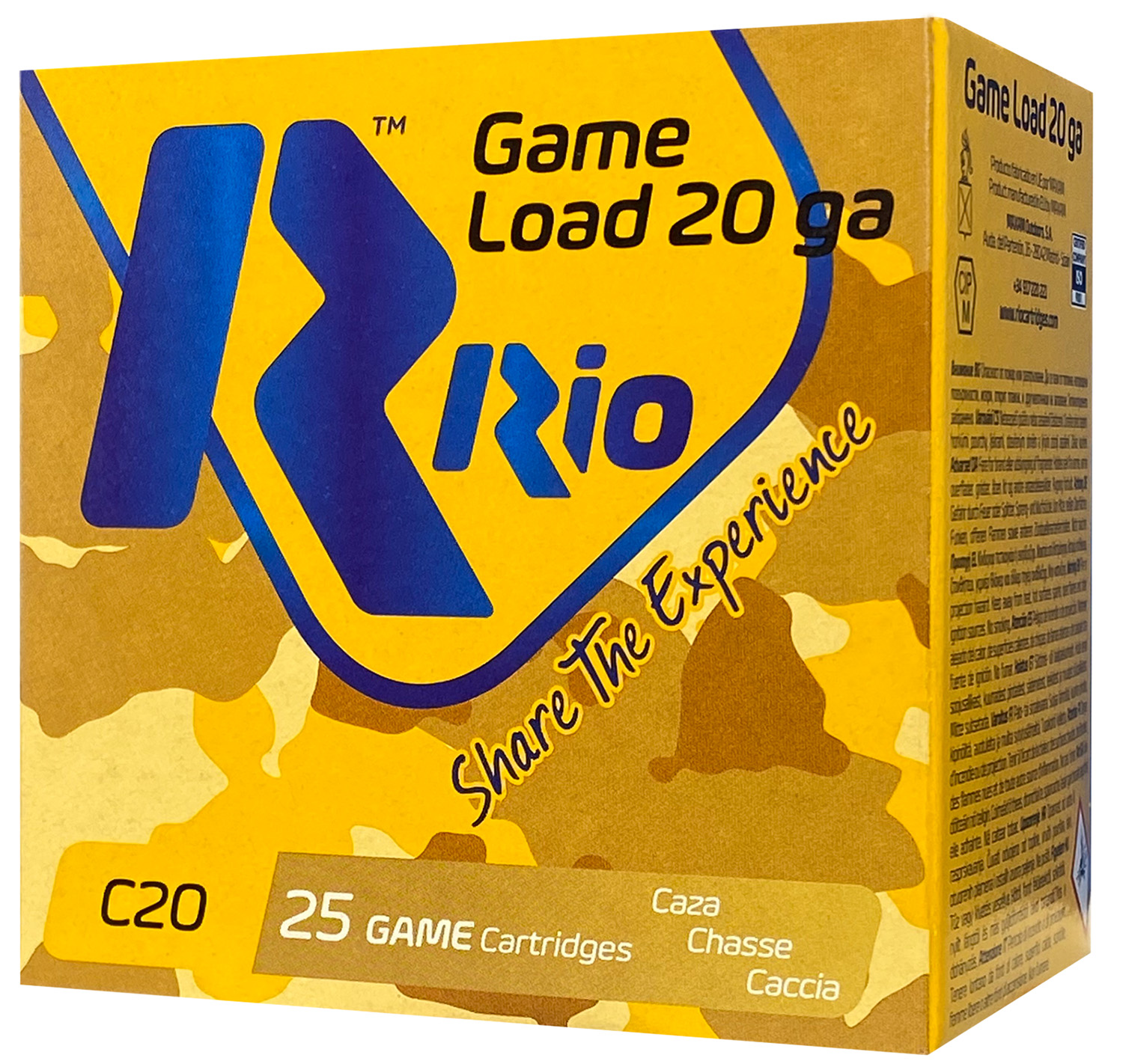 Rio Ammunition RC206 20 Gauge 2.75 in #6 Shot 1 oz 25 Rounds