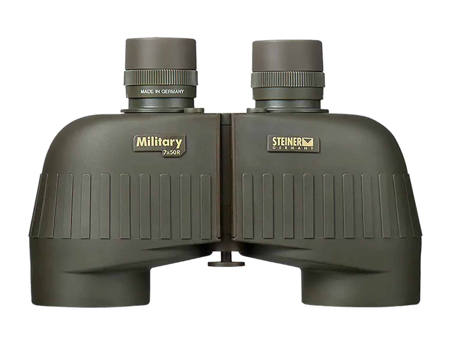 Steiner 2650 M750r Tactical 7x50mm Range Finding Reticle Floating Prism, Green Rubber Armor Makrolon