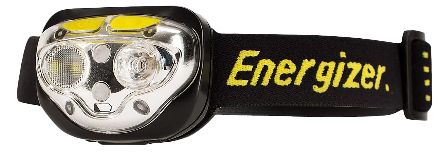 Energizer HDE32E Vision Ultra 400-Lumen Red/Green/White Headlamp, IPX4, 80m Beam