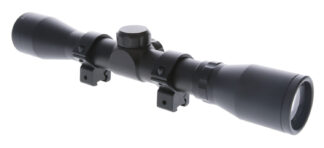 Truglo Buckline 4x32mm Scope, Duplex Reticle, 3/8 in Dovetail Rings, Matte Finish
