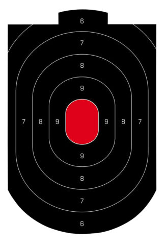 Birchwood Casey Dirty Bird Oval Paper Targets 12 x 18 in (50-Pack)
