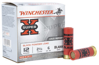 Winchester Super X 12 Gauge Blank Ammo 25 Rounds Per Box