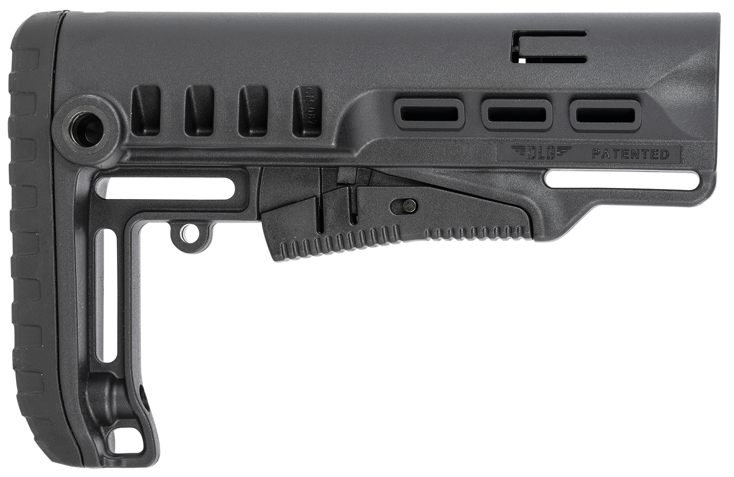 NCStar VG087 Tactical Mil-Spec Collapsible Stock, Black Synthetic