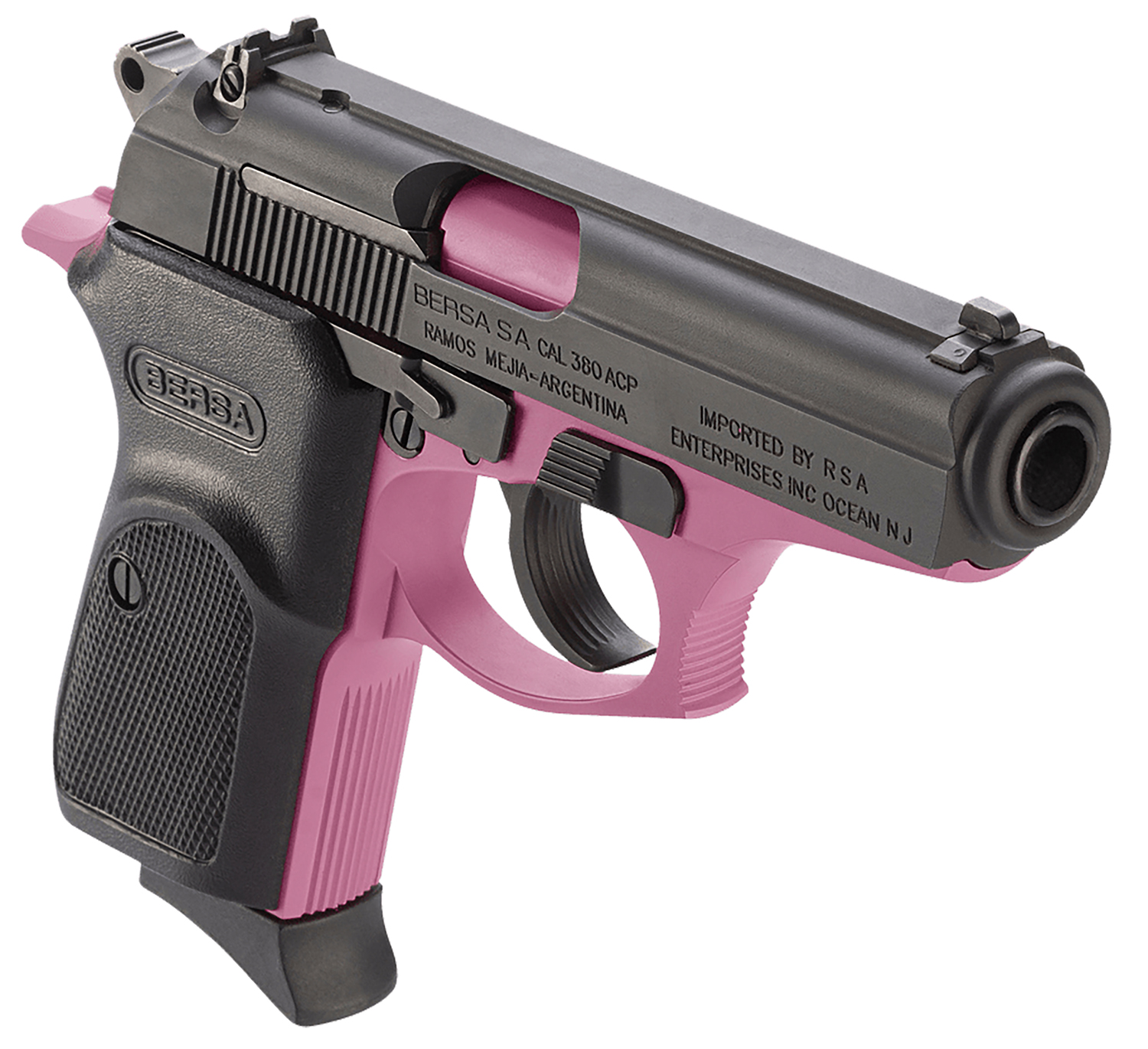 Bersa Thunder T380PNK8 DA/SA 380 ACP 3.5 in 8+1 Pink/Matte Black