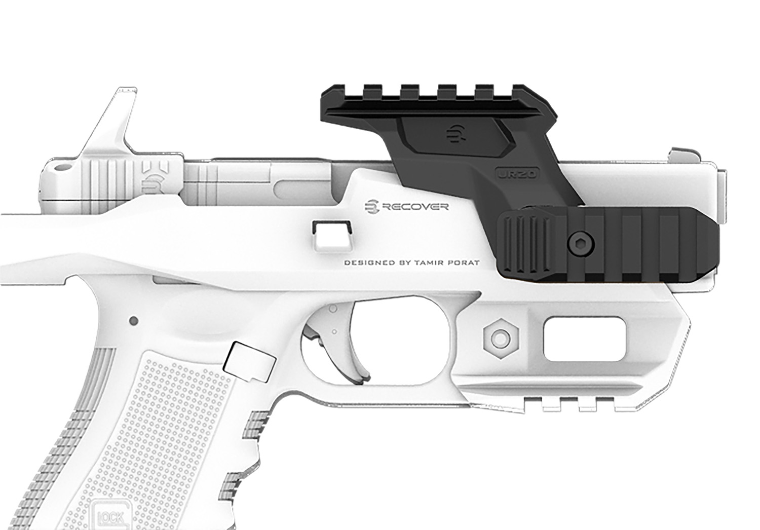 Recover Innovations Brace Upper Rail (MIL-STD-1913 Picatinny), Glass-Reinforced Polymer
