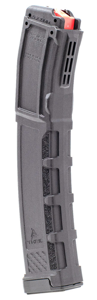 Thril PMX SM9 9mm Luger Magazine, 35 Rounds, Fits MPX Gen II, Gray Polymer
