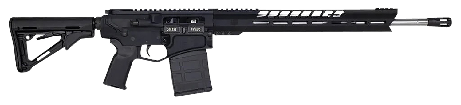 Diamondback DB10 .308 Win 18 in 20+1 Semi-Auto Rifle, 15 in M-LOK, Black Gold Lower