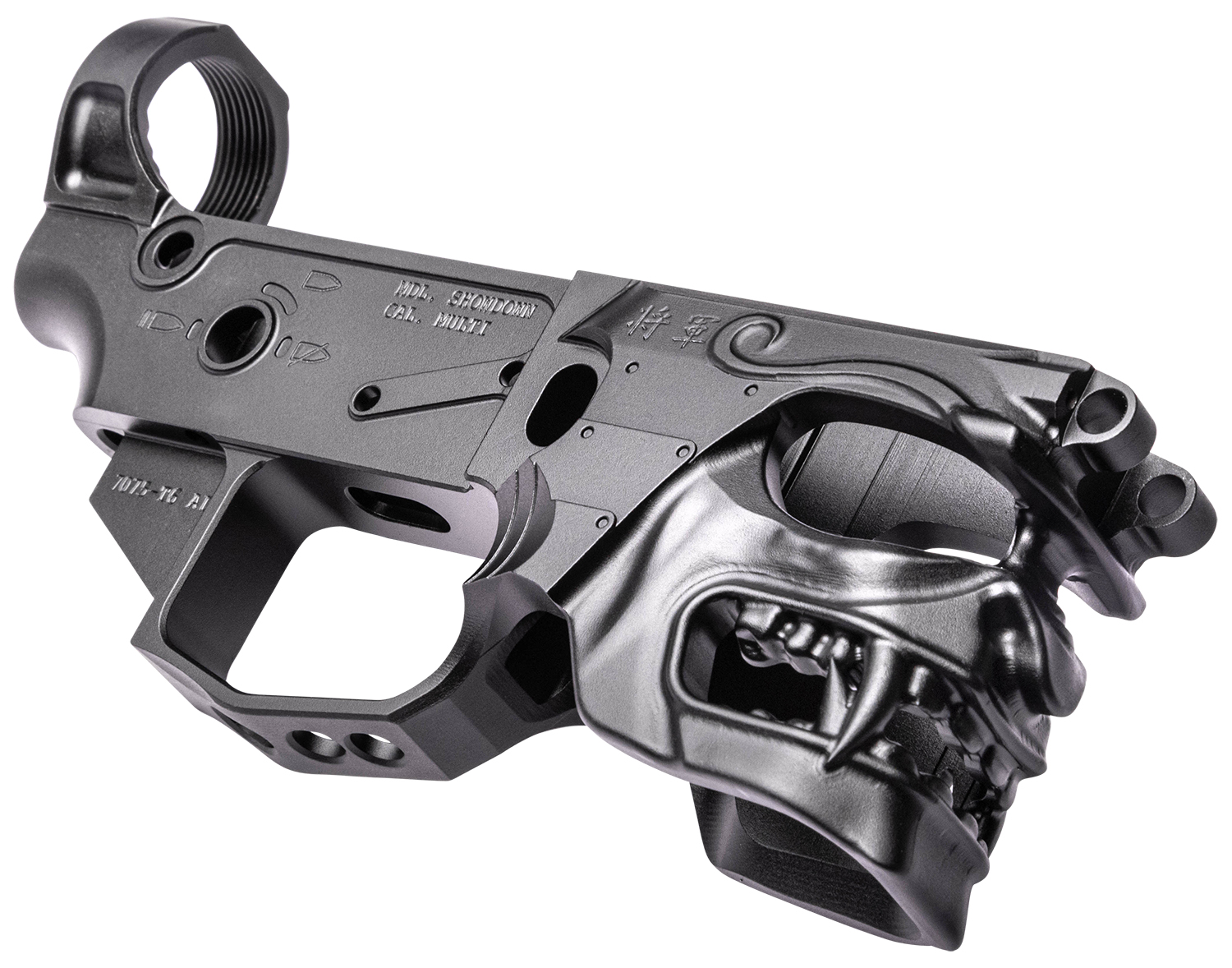 Sharps Bros Showdown Multi-Caliber Stripped Billet Lower, 7075-T6 Aluminum, Black Anodized