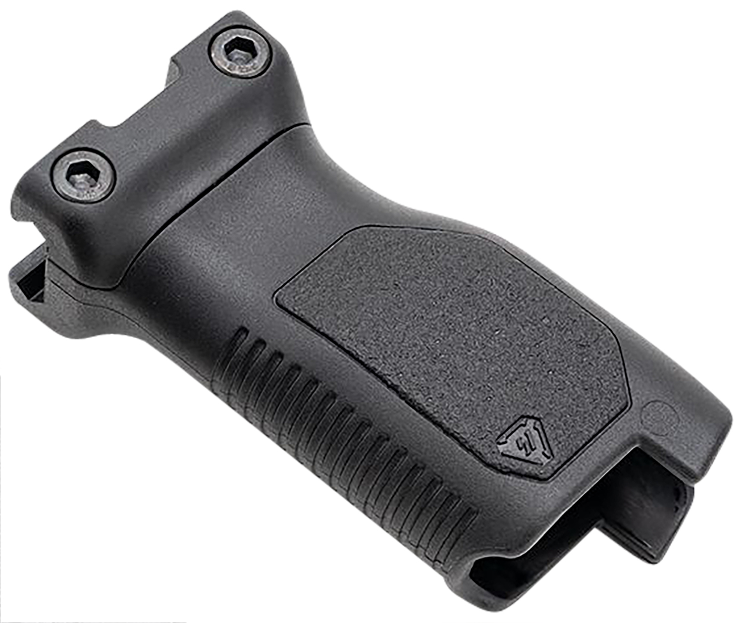 Strike Industries Angled Vertical Grip Long Black Polymer with Cable Management Storage