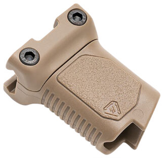 Strike Industries Angled Vertical Grip Short with Cable Management for M-LOK, FDE Polymer