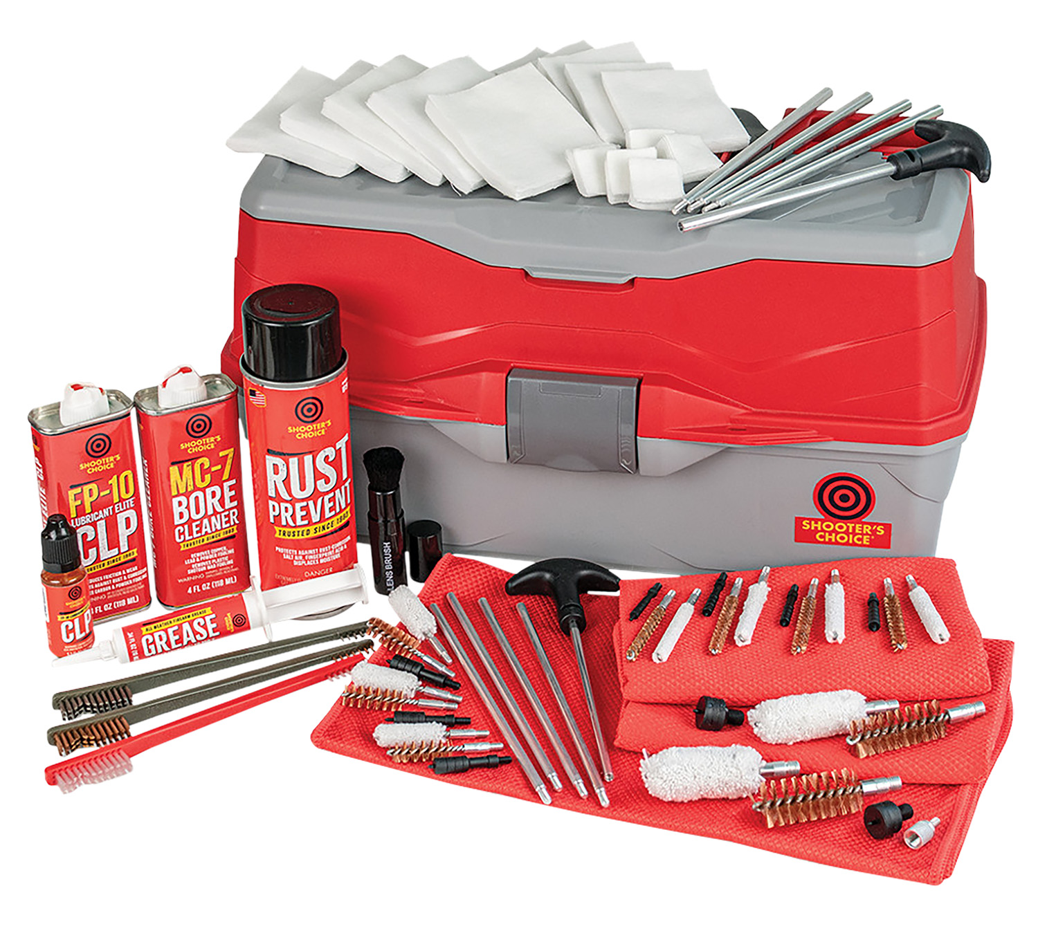 Shooters Choice Bullseye Box Cleaning Kit 900MC Multi-Caliber Rifle Pistol Shotgun 12 Gauge